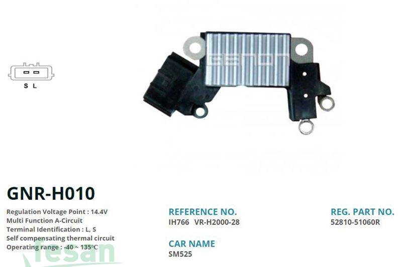 GENON GNR H010 HİTACHİ 12V KONJEKTÖR NİSSAN PİCKUP MAKSİMA 2.0 1994-2000 L-S