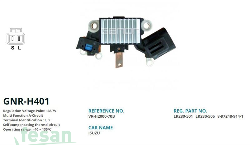 GENON GNR H401 HİTACHİ 24V KONJEKTÖR İSUZU TURKUAZ NLR NPR