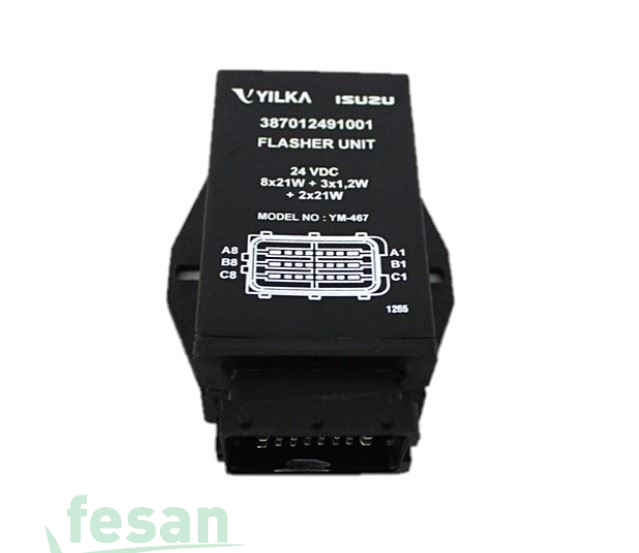 YM 467 24 FLAŞÖR İSUZU TURKUAZ