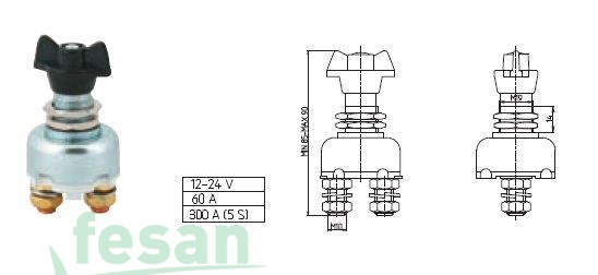 AKSA 06-003 DEVRE KESİCİ KÜÇÜK SABİT ANAHTARLI X