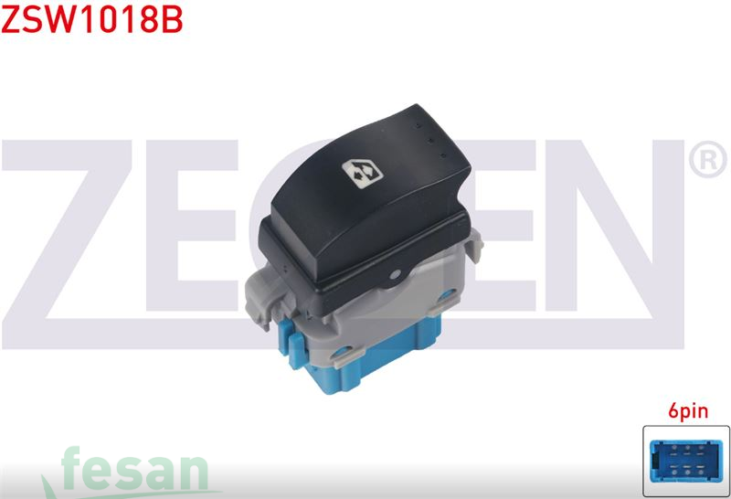 ZSW1018B ANAHTAR CAM İND/KAL KANGOO III R 6F TABANI MAVİ 2010>
