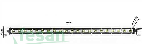 OSN-0962 10-30V TEPE ÇAKAR BAR LED BEYAZ 97CM 54W