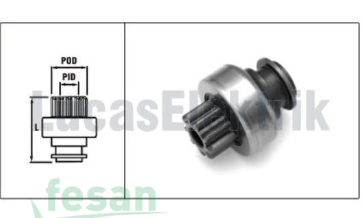 LUCAS TMB 136 MARŞ DİŞLİSİ ÜNİVERSAL FİAT İVECO 9D İVECO DAILY NEWHOLLAND