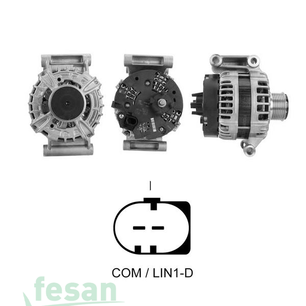 ASR-A0069 BOSCH 12V ŞARJ DİNAMOSU FORD TRANSİT CITROEN JUMPER 2.2 HDİ 2012> 150AHM