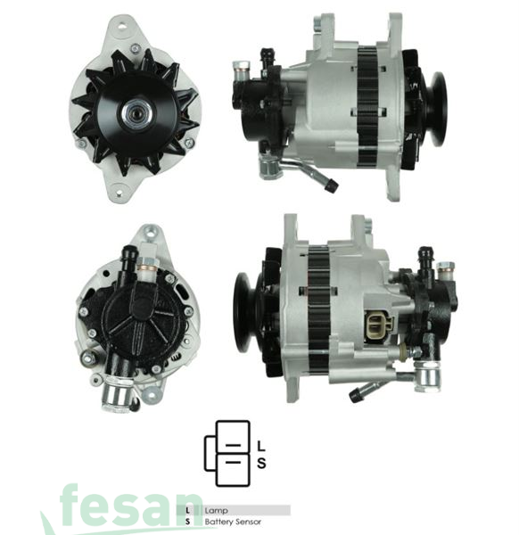 ALT 500 MİTSUBİSHİ 12V ŞARJ DİNAMOSU HYUNDAİ H100 70AHM TEK KASNAK DIŞTAN SOĞUTMALI