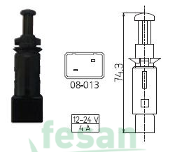 AKSA 08-013 FREN MÜŞÜRÜ RENAULT KANGOO 2 FİŞLİ