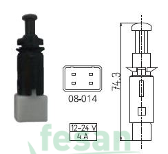 AKSA 08-014 FREN MÜŞÜRÜ RENAULT KANGOO 4 FİŞLİ