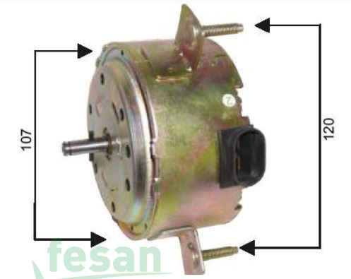 RFM 1535 12V FAN MOTORU KLİMALI RENAULT CLİO TEK MOTOR