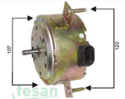 RFM 1535 12V FAN MOTORU KLİMALI RENAULT CLİO TEK MOTOR