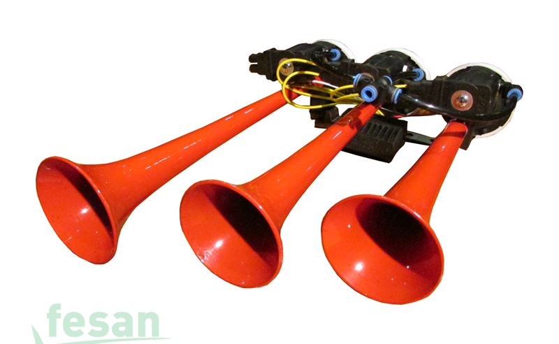 HİDO HD520B 12V KORNA HAVALI 3LÜ ARAP BOYALI