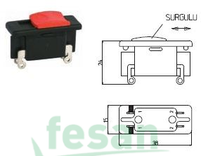 AKSA 11-012 TAHVİYE ANAHTARI MİNİ YM SÜRGÜLÜ