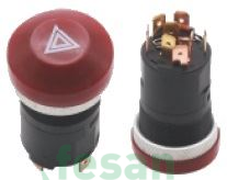 32226 ANAHTAR 4LÜ FLAŞÖR FİAT 55/46 KIRMIZI KA 0238