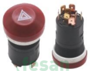 32226 ANAHTAR 4LÜ FLAŞÖR FİAT 55/46 KIRMIZI KA 0238