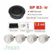 PARK SENSÖRÜ BUZERLİ BEYAZ 22MM SES İKAZLI