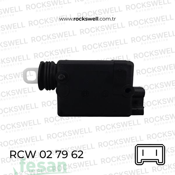 RCW 02 79 62 12V MERKEZİ KİLİT MOTORU RENAULT 9-19-21 KANGOO CLİO DERİN SİYAH RENKLİ GÖVDE 2F