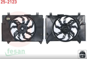 25-2123 FAN MOTORU HYUNDAI ACCENT ERA 1.5CRDİ 2006-2012 REZİSTANSLI DAVLUMBAZLI SU RADYATÖRÜ
