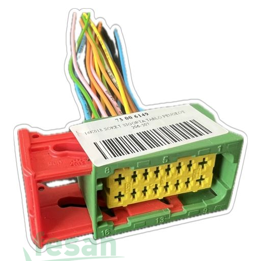 16K018 SOKET SİGORTA TABLO PEUGEOT 206-307