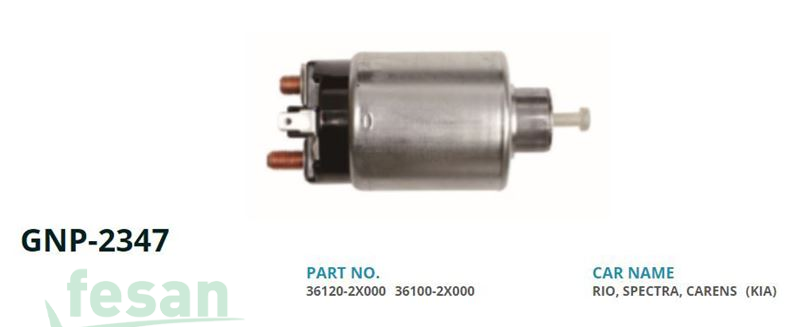 GENON GNP 2347 DELCO 12V MARŞ OTOMATİĞİ KİA CARENS 1.6 PRİDE 1.3 RİO 1.3-1.5 SHUMA 1.6