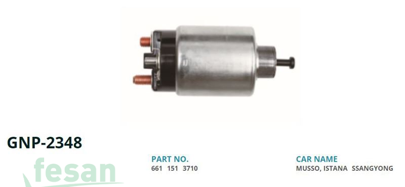 GENON GNP 2348 DELCO 12V MARŞ OTOMATİĞİ SSANGYONG MUSSO KORANDO REXTON