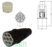 AKSA 14-021 RÖMORK FİŞİ PLASTİK ERKEK 6 1 FİŞL S T