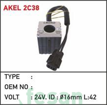 2C38 24V BOBİN KARE 6MM İÇ 42MM DIŞ KARE