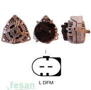 P.LİNE 0124615030-R+PRO BOSCH 12V Ş DİNAMOSU MB MERCEDES 150AHM YM İŞMAKİNASI NEWHOLLAND