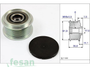 İNA 535002210 ŞARJ KASNAK RULMANLI 6K VW GOLF
