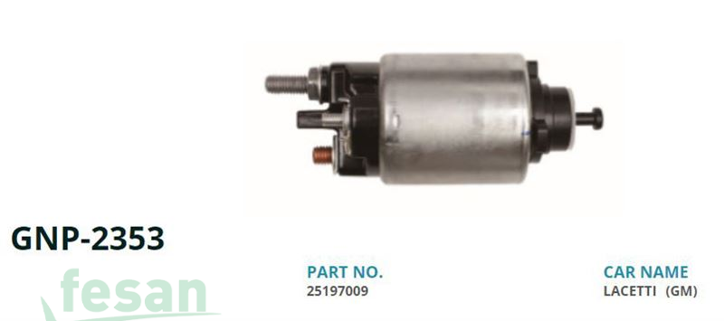 GENON GNP 2353 DELCO 12V MARŞ OTOMATİĞİ CHEVROLET LACETTİ REZZO 1.6 KALOS 1.4 DAEWOO NEXİA NUBİRA 1.4-1.6 OPEL ASTRA CORSA