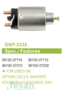GENON GNP 2336 MANDO 12V MARŞ OTOMATİĞİ KİA OPTİMA XG 2.5 HYUNDAİ SANTAFE EQUUS 1999-2001