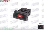 ZSW1589 ANAHTAR 4LÜ FLAŞÖR OPEL VECTRA B 1995-2003 4F