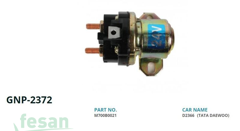 GENON GNP 2372 MITSUBISHI 24V ARA OTOMATİGİ DAEWOO DOOSAN İŞ MAKİNASI