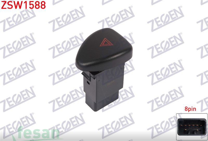 ZSW1588 ANAHTAR 4LÜ FLAŞÖR HYUNDAİ ATOS 1998-2005 8F