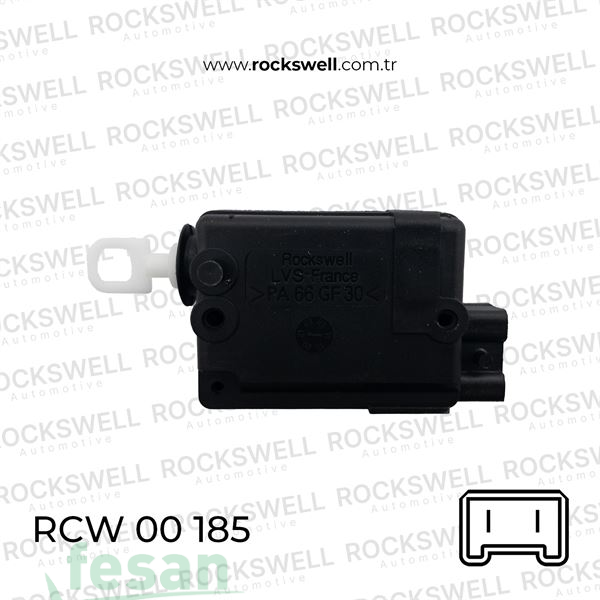 RCW 00 185 12V BAGAJ KİLİT MOTORU RENAULT TRAFİC II-III OPEL VİVARO 2F