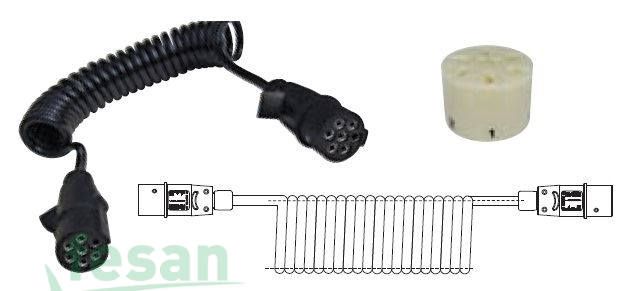 AKSA 14-031 DORSE KABLOSU 7Lİ N TİPİ 1.KALİTE