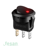 11023 ANAHTAR YUVARLAK KIRMIZI NOKTA IŞIK