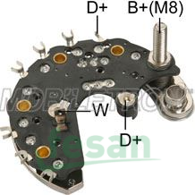 MOBİLETRON RP 14 VALEO DİOT TABLASI PEUGEOT 106 306-405 CITROEN ZX 1.4 SAXO