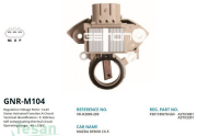 GENON GNR M104 MİTSUBİSHİ 12V KONJEKTÖR MAZDA 2-3-6 P-D DRİVE