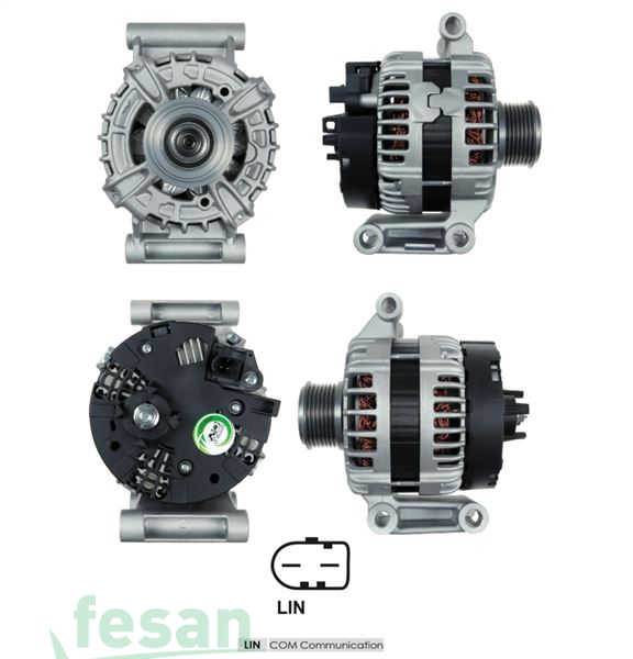 BOSCH DLA2400 12V ALTERNATÖR FORD RANGER 2.2 TCDİ 3.2 TDCI TRANSIT 2.2 TDCI V363 LIN (COM) UÇLU BEYIN İKAZ UÇ 150AHM