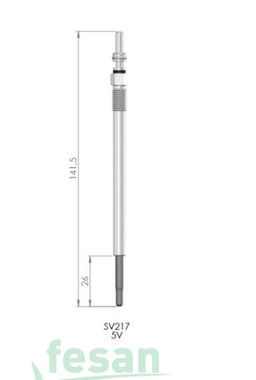 SVAC SV217  000  11V ISITMA BUJİSİ PEUGEOT-CİTROEN