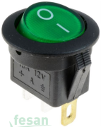 11068 ANAHTAR YUVARLAK AÇ KAPA YEŞİL TAM RENK 3FİŞ