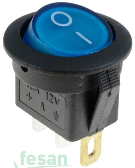 11069 ANAHTAR YUVARLAK AÇ KAPA MAVİ TAM RENK 3FİŞ