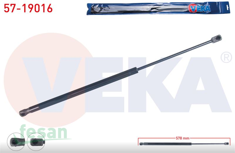 57-19016 AMORTİSÖR BAGAJ FORD FİESTA IV 5KAPI 1995-2002 MAZDA 121 III 1996-2003 578MM/325N