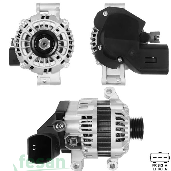 UWA 3760 MİTSUBİSHİ 12V ŞARJ DİNAMOSU FORD MONDEO 2003-2012 115AHM 3FİŞ LICR AS-BVS LIRCAS