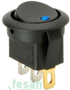 11070 ANAHTAR YUVARLAK AÇ KAPA MAVİ 3FİŞ