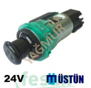 ÜSTÜN ÇKM210/A 24V ÇAKMAK FORD KARGO YEŞİL SOKETLİ