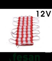 0409930 12V PARMAK 3LED SOFT KABLOLU KIRMIZI