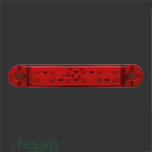 K2 204 PARMAK LAMBA 12LED KIRMIZI