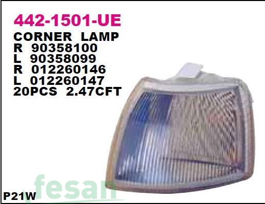 442-1501R3UE ÖN SİNYAL LAMBASI OPEL VECTRA A SAĞ 1993-1995
