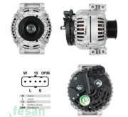 MITSUBISHI DLA1860 24V ALTERNATÖR SCANIA G230 G320 G310 G380 G420 2007> P230 P270 P340 2007> T580 L DFM UCLU