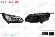 LB11-33012R FAR PEUGEOT 3008 2017-2019 SAĞ LEDLİ